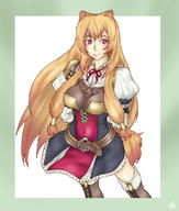 character:raphtalia copyright:tate_no_yuusha_no_nariagari general:10s general:1girl general:animal_ears general:belt general:boots general:breasts general:brown_hair general:dress general:long_hair general:navel general:pink_eyes general:ribbon general:simple_background general:smile general:solo general:tail technical:grabber // 948x1119 // 680.3KB