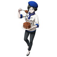technical:grabber unknown:1girl unknown:Hat unknown:Solo unknown:ascot unknown:black_hair unknown:black_pants unknown:cake unknown:chocolate unknown:chocolate_cake unknown:chocolate_making unknown:food unknown:glasses unknown:grey_eyes unknown:hair_bun unknown:official_art unknown:overlord_(maruyama) unknown:pants unknown:shirt unknown:smile unknown:tagme unknown:valentine unknown:white_background unknown:white_shirt unknown:yuri_alpha // 1024x1024 // 189.5KB