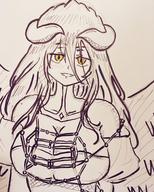 character:albedo technical:grabber unknown:Angel unknown:Handdrawn unknown:OVERLORD unknown:Traditionalart unknown:anime unknown:animegirl unknown:fanart unknown:horns unknown:lightnovel // 1535x1918 // 1.0MB