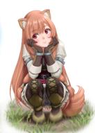 artist:t2r character:raphtalia copyright:tate_no_yuusha_no_nariagari general:1girl general:animal_ears general:blunt_bangs general:blush general:boots general:brown_hair general:full_body general:long_hair general:panties general:pantyshot general:raccoon_ears general:raccoon_girl general:raccoon_tail general:skirt general:solo general:squatting general:tail general:thigh_boots general:thighhighs general:underwear general:white_panties meta:commentary_request meta:highres technical:grabber // 1000x1400 // 1.1MB