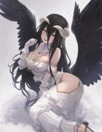 character:albedo copyright:overlord_(maruyama) general:1girl general:black_hair general:black_wings general:breasts general:demon_girl general:demon_horns general:feathered_wings general:flower general:highres general:horns general:long_hair general:looking_at_viewer general:natsume_yochiki general:open_mouth general:playing_with_own_hair general:rose general:smile general:solo general:wings general:yellow_eyes technical:grabber // 1200x1543 // 2.0MB