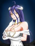 character:albedo technical:grabber unknown:OVERLORD unknown:anime unknown:photoshop unknown:sai unknown:オーバーロード // 3000x4000 // 6.6MB