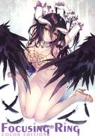 artist:carnelian character:albedo copyright:overlord_(maruyama) general:1girl general:arm_up general:arms_up general:bangs general:black_feathers general:black_hair general:black_wings general:breasts general:detached_collar general:elbow_gloves general:eyebrows_visible_through_hair general:feathers general:feet general:gloves general:high_heels general:horns general:large_breasts general:legs general:long_hair general:looking_at_viewer general:navel general:nude general:open_toe_shoes general:parted_lips general:shiny general:shiny_skin general:simple_background general:sitting general:slit_pupils general:smile general:solo general:toes general:wariza general:white_gloves general:wing_censor general:wings general:yellow_eyes metadata:absurdres metadata:convenient_censoring metadata:highres metadata:scan technical:grabber // 2089x2975 // 5.0MB