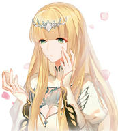 character:calca_bessarez copyright:overlord_(maruyama) general:blonde_hair general:highres general:smile technical:grabber unknown:bangs unknown:blunt_bangs unknown:breasts unknown:cleavage unknown:dress unknown:green_eyes unknown:hime_cut unknown:juliet_sleeves unknown:long_hair unknown:long_sleeves unknown:medium_breasts unknown:puffy_sleeves unknown:simple_background unknown:tiara unknown:very_long_hair unknown:white_background unknown:white_dress // 1353x1500 // 374.8KB