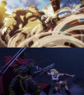 character:ainz_ooal_gown character:clementine_(overlord) character:go_gin character:momon_(overlord) general:anime_overlord_s1 general:anime_overlord_s4 general:comparison general:screencap // 1920x2160 // 2.1MB