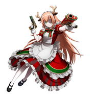 character:cz2128_delta copyright:overlord_(maruyama) game:overlord:_mass_for_the_dead general:1girl general:solo tagme technical:grabber unknown:christmas unknown:white_background // 1024x1024 // 485.8KB