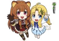 character:filo_(tate_no_yuusha_no_nariagari) character:raphtalia copyright:isekai_quartet copyright:tate_no_yuusha_no_nariagari deprecated:light_brown_hair general:2girls general:ahoge general:animal_ears general:aqua_dress general:aqua_eyes general:armor general:artist_request general:barefoot general:bird_wings general:blonde_hair general:blue_bow general:blunt_bangs general:blush general:boots general:bow general:breastplate general:brown_footwear general:brown_gloves general:brown_hair general:brown_tail general:chibi general:chibi_only general:choker general:collar general:collared_dress general:dress general:english_text general:eyelashes general:frilled_sleeves general:frills general:from_above general:gloves general:gradient_clothes general:gradient_dress general:hair_intakes general:hair_ornament general:hair_tubes general:high-waist_skirt general:holding_hands general:jacket general:juliet_sleeves general:legs_apart general:long_hair general:long_sidelocks general:long_sleeves general:looking_at_viewer general:looking_up general:multiple_girls general:official_art general:open_clothes general:open_jacket general:open_mouth general:ors_anime_renders general:parted_bangs general:pauldrons general:puffy_sleeves general:raccoon_ears general:raccoon_girl general:raccoon_tail general:red_eyes general:ribbon_choker general:shoulder_armor general:sidelocks general:simple_background general:single_pauldron general:single_shoulder_pad general:skirt general:standing general:tail general:thigh_boots general:thighhighs general:third-party_watermark general:tongue general:transparent_background general:two-tone_skirt general:v general:watermark general:waving general:web_address general:white_background general:white_collar general:white_dress general:white_jacket general:white_sleeves general:white_wings general:wings meta:highres meta:third-party_edit technical:grabber // 2048x1418 // 2.0MB