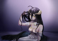 character:albedo copyright:overlord_(maruyama) technical:grabber unknown:雅儿贝德 // 3500x2500 // 3.5MB