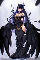 artist:eipanguino character:albedo character:nerissa_ravencroft copyright:hololive copyright:hololive_english copyright:overlord_(maruyama) general:1girl general:albedo_(overlord)_(cosplay) general:asymmetrical_horns general:bare_shoulders general:black_dress general:black_hair general:blue_hair general:breasts general:cleavage general:colored_inner_hair general:cosplay general:demon_horns general:dress general:gloves general:hair_ornament general:horns general:large_breasts general:long_hair general:looking_at_viewer general:mole general:mole_under_eye general:multicolored_hair general:red_eyes general:smile general:solo general:two-tone_hair general:uneven_horns general:very_long_hair general:virtual_youtuber meta:absurdres meta:commentary meta:english_commentary meta:highres technical:grabber // 2250x3300 // 698.5KB