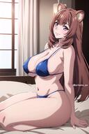 artist:arisato_yu character:raphtalia copyright:tate_no_yuusha_no_nariagari general:big_breasts general:bikini meta:ai_generated technical:grabber // 2731x4096 // 660.0KB