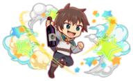 character:satou_kazuma copyright:crash_fever copyright:isekai_quartet copyright:kono_subarashii_sekai_ni_shukufuku_wo! deprecated:light_brown_hair general:1boy general:anime_coloring general:artist_request general:belt general:belt_buckle general:black_pants general:boots general:bottle general:brown_belt general:brown_footwear general:buckle general:cape general:chibi general:chibi_only general:coat general:collarbone general:collared_cape general:cross-laced_clothes general:cross-laced_top general:dot_nose general:full_body general:gem general:gold_buckle general:green_cape general:green_coat general:green_eyes general:green_gemstone general:grey_sleeves general:holding general:holding_bottle general:knee_boots general:leg_up general:legs_apart general:light_particles general:looking_ahead general:male_focus general:official_art general:official_style general:open_mouth general:outline general:pants general:red_outline general:shirt general:short_hair general:side_slit general:smoke general:solo general:star_(symbol) general:tachi-e general:tongue general:transparent_background general:two-tone_shirt general:v-shaped_eyebrows general:white_shirt general:wine_bottle general:yellow_gemstone general:yellow_trim meta:game_cg meta:third-party_source technical:grabber // 1300x800 // 179.8KB