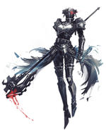 artist:fran character:albedo general:armor // 3147x4031 // 2.2MB
