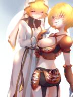 character:clementine_(overlord) copyright:overlord_(maruyama) general:big_breasts general:blonde_hair general:gnsk-280 general:skimpy_armor metadata:tagme technical:grabber // 1000x1333 // 1.3MB